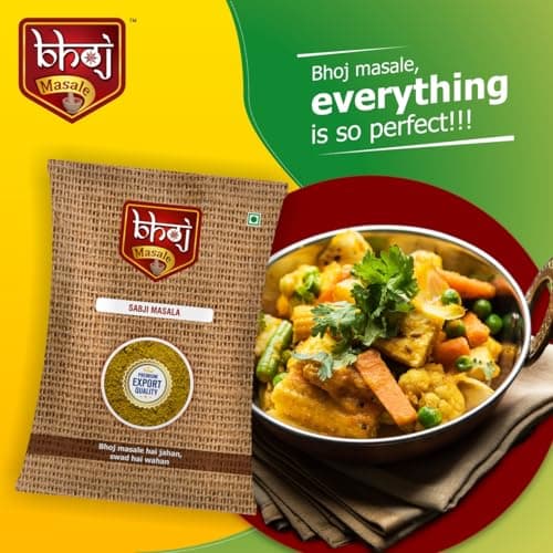 Bhoj Masale Sabji Masala Powder 100GM | Spices with Natural Ingredients For Healthy and Delicious Cooking. No Colour, No Preservatives, No Onion & No Garlic (Jain Masala) — image 8