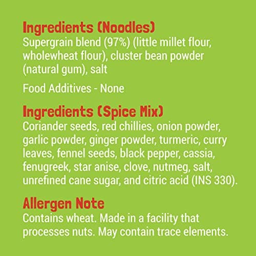 SLURRP FARM Little Millet Noodles No Maida,Not Fried,192 G,Vegetarian,0.42328754304 grams — image 5