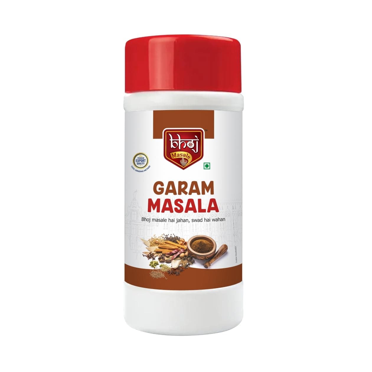 Bhoj Masale Royal Garam Masala | Powder | Spices 450GM | Exotic Blend of Ingredients for Daily cooking | Aromatic Garam Masala| Rich in Flavor | Naturally Processed and No Preservatives. No Onion and No Garlic ( Jain Masale )
