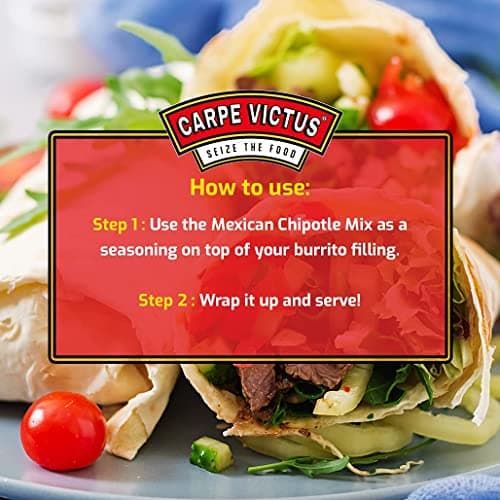 Carpe Victus No Onion No Garlic Jain Mexican Chipotle Powder Mix for Popcorn, Wraps, Tacos, Multipurpose Seasoning Powder for Unique Flavor & Taste, Created with Actual Chipotle Chillies, 100 gms — image 5