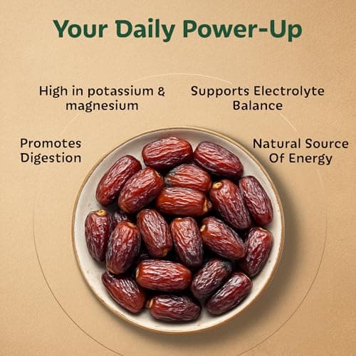 Soully Arabian Dates 400g | Premium Arabian Khajoor | High in Fibre Arabian Dates | No Added Sweeteners or Preservatives | Healthy Snacks khajur | Healthy Dates for Snacking & Recipes | Dry Fruits — image 6