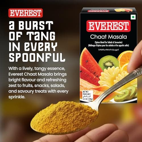 Everest Chaat Masala – 100g | Tangy & Flavourful Chaat/Chat Masala Powder for Snacks, Fruits, Salads & Street-Style Dishes — image 3