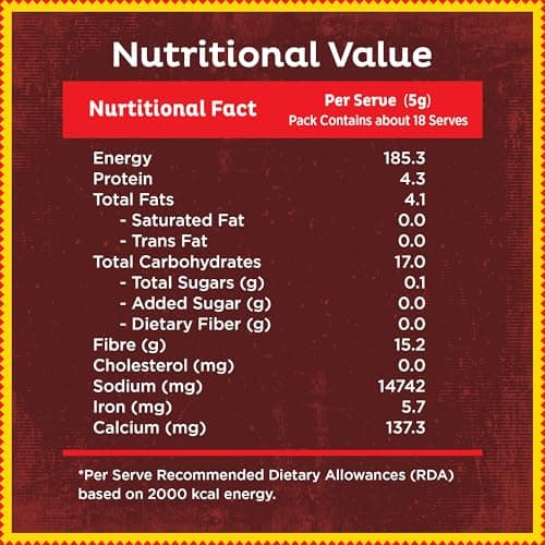 Orika Delhi Highway Parantha Masala, 90 G | Authentic North Indian Spice Blend for Paranthas | No Artificial Colour and Additives — image 2