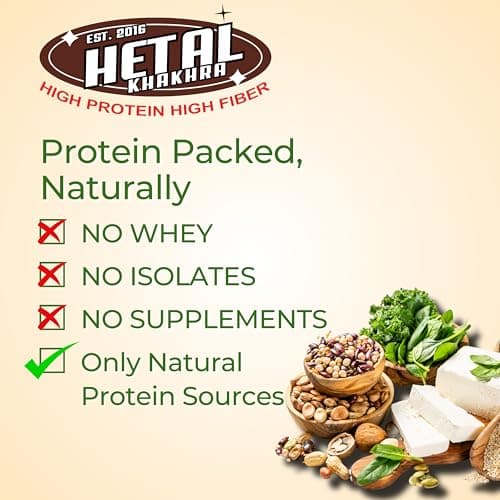 Malti Grain Khakhra JAIN | Gluten Free | Crispy| Ready To Eat | High Protein High Fiber| No Palm Oil | 200g Vacuum Pack Of 2 — image 5