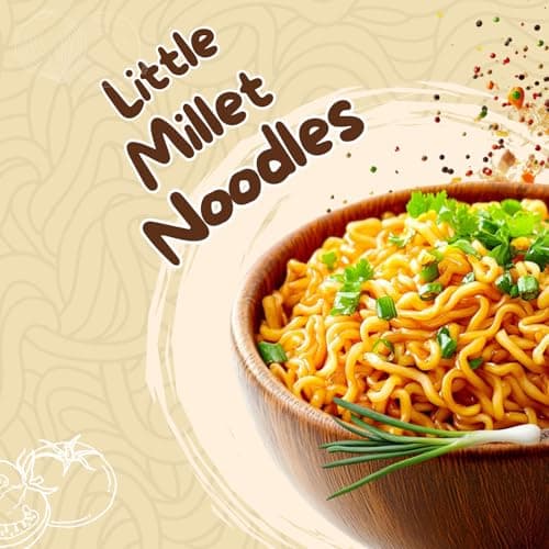 Millet Mania Little Millet Noodles | Healthy & Nutritious Noodles | No Maida, Non-Fried | 100% Vegan | Easy to Digest | Indian Origin (pack of 1) — image 6