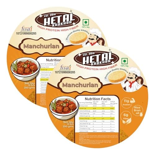 Methi Khakhra | JAIN | Crispy | Ready To Eat | High Protein High Fiber| No Palm Oil | 200g Vacuum Pack Of 2 — image 6