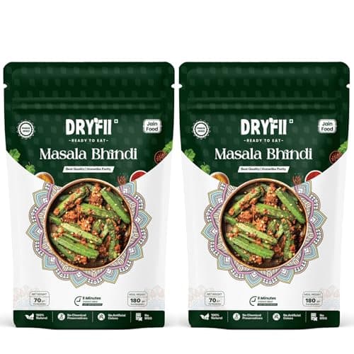 Dryfii Ready-to-Eat Instant Jain Masala Bhindi | Pure Veg | Freeze Dried | No Onion, No Garlic | Rehydrated Weight 180 g — image 8