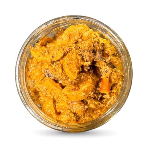 Amla (Amlaki) Achar by GHOROA - Jhal Chatpata | Authentic Homemade Bengali Spicy Indian Gooseberry/Amlaki Pickle in Mustard Oil | 250 g| Seedless Amla Pickle Without Onion & Garlic | Less Oil, Preservative-Free Indian Gooseberry Pickle — image 3