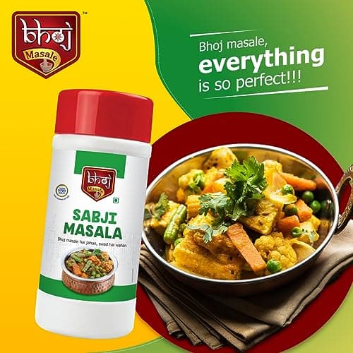 Bhoj Masale Sabji Masala Powder Net 450GM | Spices with Natural Ingredients For Healthy and Delicious Cooking. No colour, no preservatives, no onion & no garlic (Jain Masale) — image 7