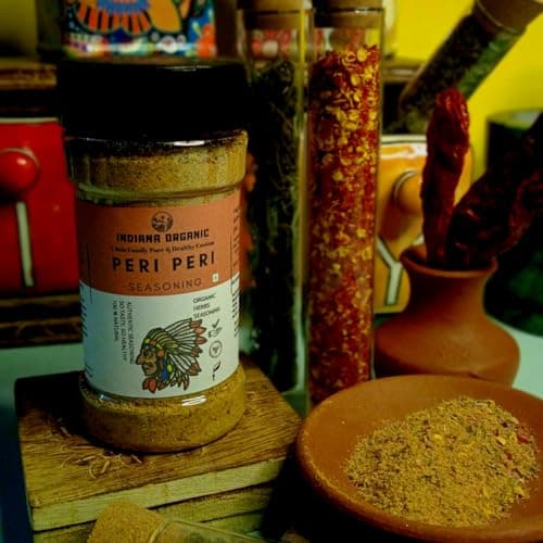 Indiana Organic Peri peri Seasoning - Preservative or Flavor Enhancer Free, Packed on Order Freshly Made. - 100 gram, No Onion and Garlic — image 2