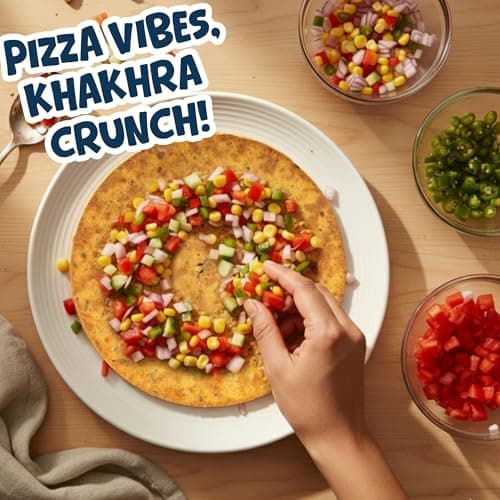 JAWAI ROASTED WHOLE WHEAT KHAKRA COMBO- Plain Diet Khakhra, No Onion - No garlic, Plant Based Roasted Snacks, Healthy Snacks, Vaccum Packed Indian Snack (Plain Diet Flavour),200 G — image 7