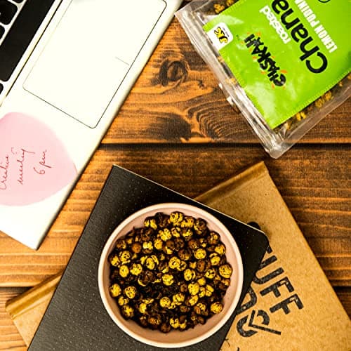 Chaskaah Lemon Pudina Chana 200g by JK | Bhuna Chana | Roasted Masala Chickpeas Roasted Chana | NO MSG | Vegan | Not Fried | Jain — image 3