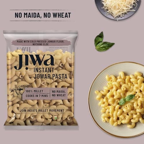 Jiwa Instant Jowar Macaroni Pasta | 200 G | Cooks in 7 Minutes | Ready to Cook | 100% Millet | No Maida, No Atta | Gluten Free — image 5