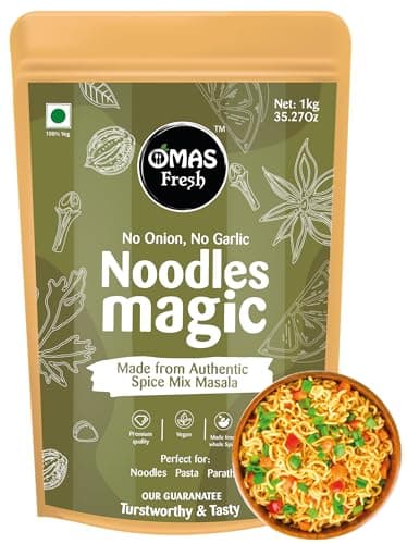Omas Fresh No Onion, No Garlic Noodles Magic Authentic Spice Mix Masala Powder 70G | Jain Masala Best for Making Noodles, Pasta, Paratha, Wrap, 0.068 Kg — image 6
