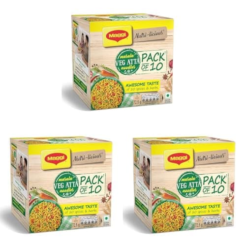 MAGGI Vegetarian No Onion No Garlic Noodles, 70Gm(Pack Of 5) — image 2