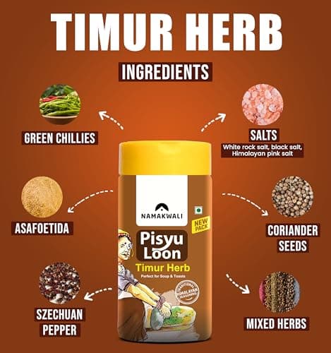Namakwali Flavoured Pahadi Salts (Timur herb, Gandhrain or Choru herb, Ginger zest) | Pack of 3 - 300 Gram | No Onion No Garlic | Seasoning Combo - Popcorn, Noodles, Salad, Raita, Fruits, Sweet Corn, Makhana | SharkTank India S3 — image 6