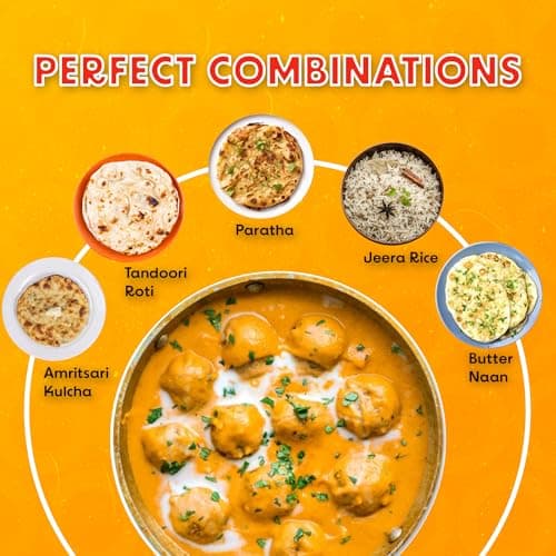 Chokhi Dhani Malai Kofta Ready to Eat 300g | Paneer Kofta in Rich Cashew Cream Gravy | Authentic North Indian Curry | 2 Min Heat & Serve | Veg — image 4