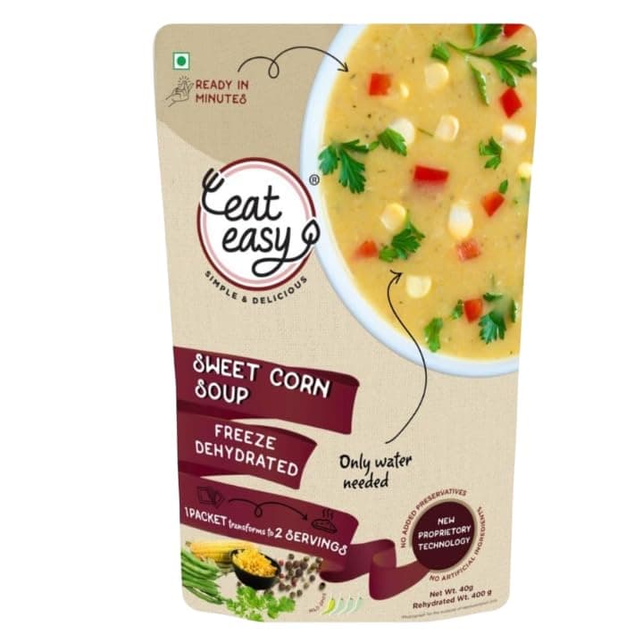 Eat Easy Ready To Eat Tomato Soup 40 gram I Just Add Water and Cook I Healthy Instant Tomato Soup Packet for Travel, Camping or Trekking Meal, Hostel Students I Freeze Dehydrated Organic Soup I No Preservatives — image 8