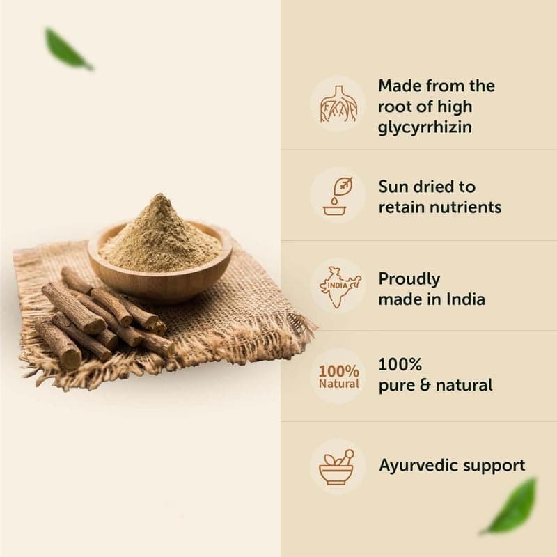 Mulethi Powder 100 Gram Jar Pack,licorice powder,Yashtimadhu powder — image 5
