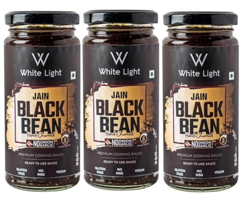 White Light Food Jain Black Bean Sauce l Vegan and Natural Ingredients l Ready to Eat Healthy Food (Pack of 1, 250g) — image 7