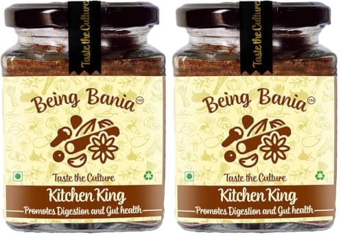 Being Bania Kitchen King Chef Special, 500 Gms | Kitchen Masala Powder |100% Natural Ingredients | No Added Preservatives | All in 1 Vegetable Masala | Exotic Indian Spices | No onion, no garlic | — image 4