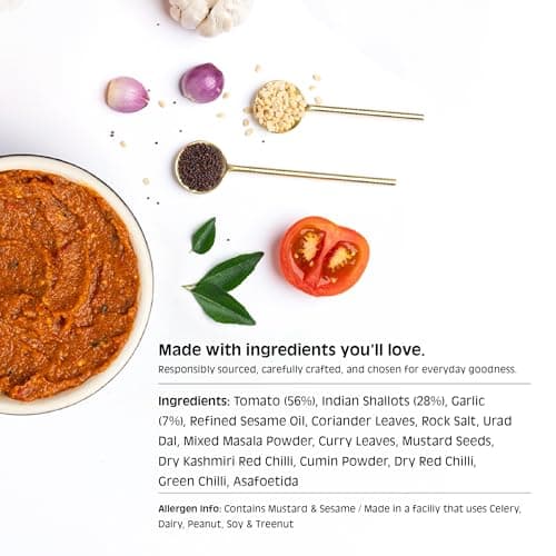 Chutnefy Tomato Chutney | 75g Freeze-Dried Instant Dry Mix | Just Add Water to make 10 servings (300g) | 0% Preservatives or Additives — image 5