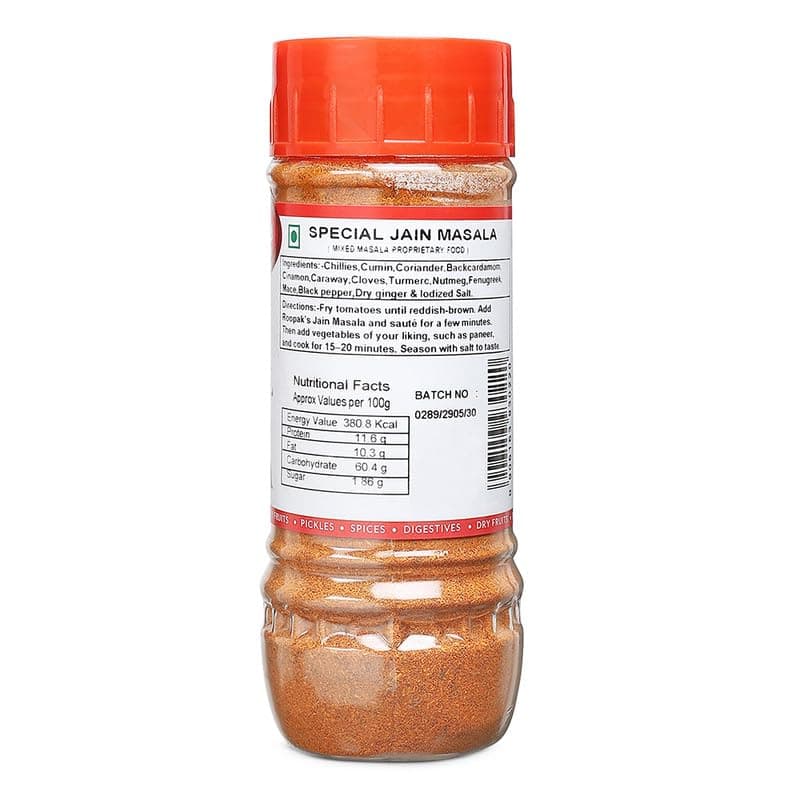 ROOPAK'S PIK-N-PAY Special Jain Masala - 100gm | Ready To Cook & Use Cooking Masala For Indian Curries | Indian Spice Blend For Delicous Cooking | Spice Mix — image 3