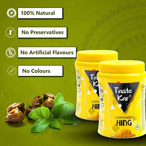 TasteKar Compounded Asafoetida Powder Jar - 50 Gm Natural Strong Hing — image 6