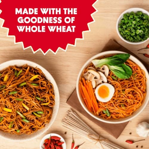 MasterChow Healthy Whole Wheat Noodles- Pack of 2 | 100% Atta | No Maida, Not Fried | Serves 10 Meals - 600gms — image 7