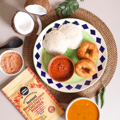 Urban Platter South Indian Style Instant Tomato Coconut Chutney Powder, 200g / 7oz [Nariyal ki Chutney, Just Add Water] — image 6