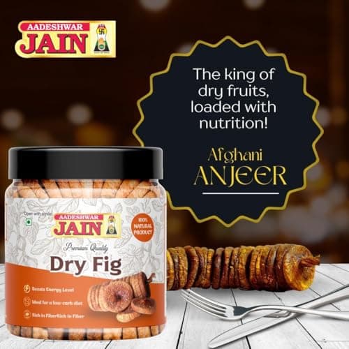 Aadeshwar Jain Cashews, Almonds, Pistachios & Anjeer Healthy Snacks | High Protein & Fiber | Fresh & Natural Combo Pack - 200Gm Each (Total 800gm) — image 7