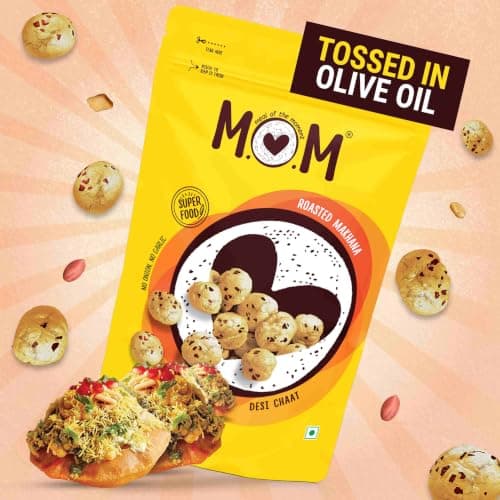 MOM - Meal of the Moment, Roasted Desi Chaat Makhana, 52g | Source of Protein | No Palm Oil | Gluten free — image 4