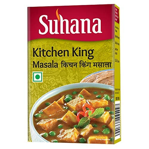 Suhana Kitchen King Masala 50g Carton with No Onion No Garlic, No Added MSG, No Artificial Flavours, Colours & Preservatives