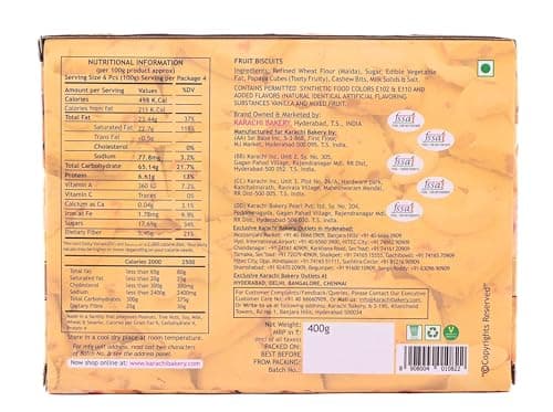 Karachi Fruit Biscuit - Premium, 400 g — image 4