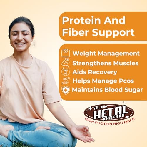 Chat Khakhra | JAIN | Crispy | Ready To Eat | High Protein High Fiber| No Palm Oil | 200g Vacuum Pack Of 2 — image 5