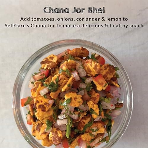 SelfCare By Suman Agarwal Chana Jor Pack of 1 200g | Roasted - No Added Sugar - Vegan | Snacks - Namkeen - Grocery | Spicy Crunchy & Chatpata - Tae time Snakcing | Jain & Travel Friendly — image 7
