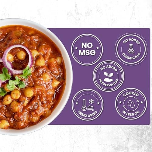 Chericious Ready to Eat Jain Chole | Freeze Dried-400 gm | No Onion No Garlic | Indian Street Food Style | Instant Heat & Eat Meal (Chole) — image 4