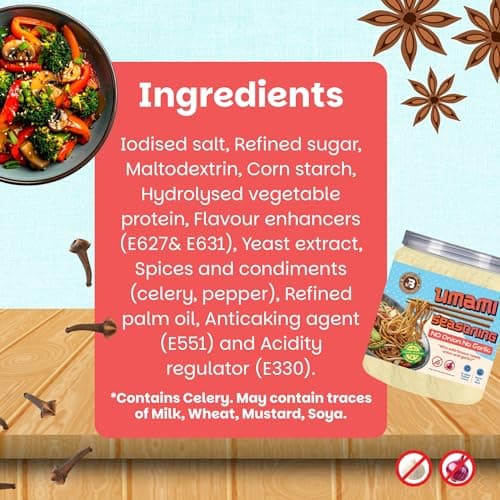 Brew Lab No Onion No Garlic Umami Masala | Jain & Satvik Friendly Asian Seasoning for Noodles, Fried Rice, Soups & Stir-Fries | High Umami Taste | 250g — image 6