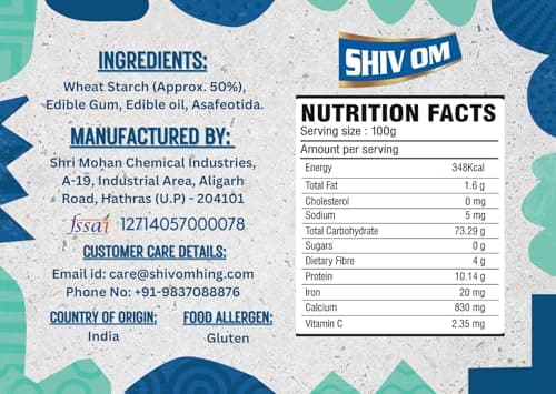 Shivom Brand Hathras Compound Hing Powder - 200 Gm | Agmark Certified By Govt. | For Daily Use - No Garlic, No Onion |100% Healthy & Aromatic Compounded Asafoetida / Heeng Powder|Pack Of 2 X 100Gm. — image 2