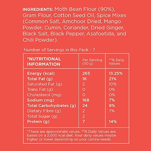 Open Secret Namkeen | 175g | Bhujia, Namkeen Snacks, Bhujia Sev, Healthy Snacks, Unjunked, Baked Not Fried, No Palm Oil, Zero Trans Fat, No Cholesterol (Pack of 1) — image 2