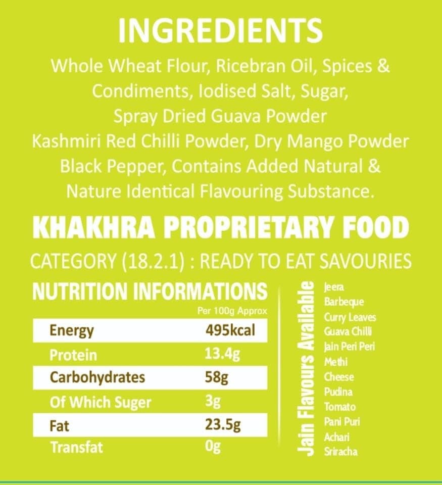 Rosto Guava Chilli Mini Khakhra, Roasted, No Palm Oil, No Artificial Colour, Jain-Friendly, 200 g (Pack of 2) — image 2