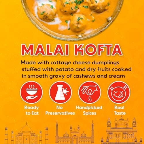 Chokhi Dhani Malai Kofta Ready to Eat 300g | Paneer Kofta in Rich Cashew Cream Gravy | Authentic North Indian Curry | 2 Min Heat & Serve | Veg — image 6