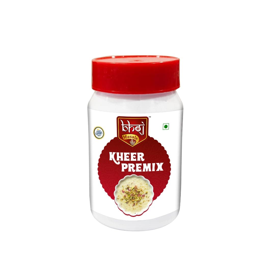 Bhoj Satvik Masala Festival 7 in 1 Combo | 1 Kheer Premix Jar + 6 Masalas Zip lock Pouches |200g Each: Kheer Premix, Shahi Paneer Masala, Kashmiri Laal Mirchi Powder, Kitchen King Masala, Paratha, Pav Bhaji, Chole Masale (All Jain Friendly) — image 6