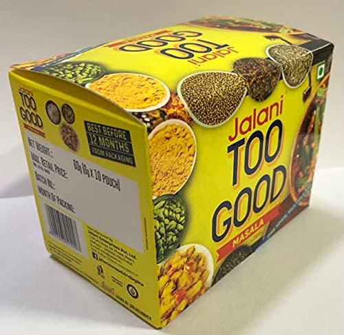 Jalani Too Good Masala (Box of 10 sachet 6g each) 60g — image 4