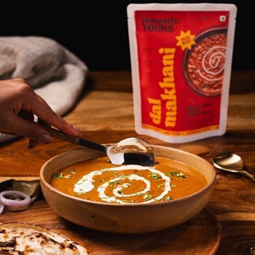 Instantly Yours Ready to Eat Dal Makhani 225 gm,Just Heat and Eat, Black Lentils with Cream and Kidney Beans, Ready to Eat (No Onion No Garlic)(Jain) — image 3