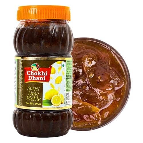 Chokhi Dhani Sweet Lime Pickle 1.2kg | Homemade Tangy & Spicy Nimbu Achar | Traditional Indian Lemon Pickle Without Onion & Garlic | Oil Free | Authentic Taste — image 6