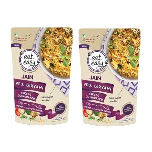 Eat Easy Jain Schezwan Rice – 95g | No Garlic No Onion Ready to Eat & Cook | Freeze Dehydrated Instant Rice | 100% Veg | No Preservatives | Just Add Water — image 7