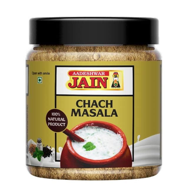 AADESHWAR JAIN Chaas Masala | Buttermilk Masala | Helpful for digestion | Ready to Sprinkle | Chhach Masala Powder (100g)