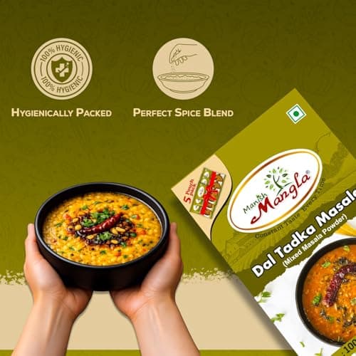 Manish Mangla Dal Tadka Masala 100g (Pack of 2) | Authentic Indian Spice Mix | No Onion No Garlic | Fresh Hygienic Pack | Perfect Blend for Rich & Flavorful Dal — image 4