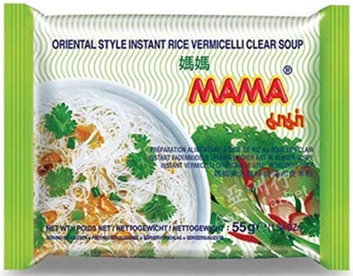 MAMA Vegetarian Gluten Free Combo Pack Of 10 - Rice Vermicelli Noodles And Rice Vermicelli Clear Soup - 550 Gram — image 3